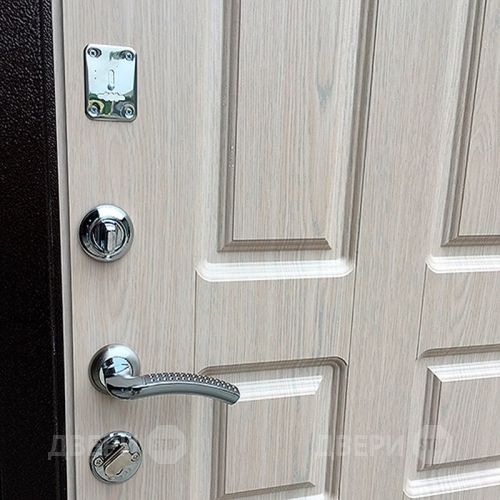 Входная металлическая Дверь Ратибор Комфорт Белёный дуб в Краснознаменске