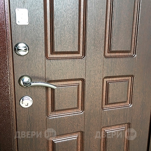 Входная металлическая Дверь Ратибор Комфорт Орех премиум в Краснознаменске