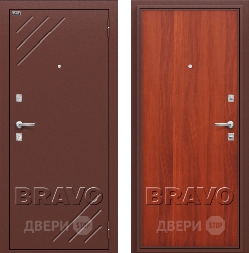 Дверь Bravo Оптим Стандарт Итальянский Орех в Краснознаменске