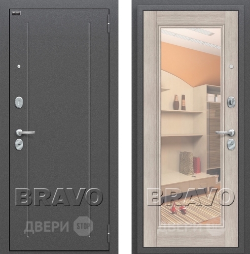 Входная металлическая Дверь Bravo Оптим Флэш Капучино в Краснознаменске