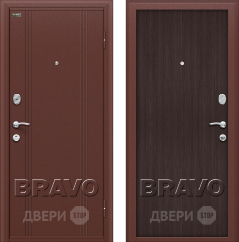 Входная металлическая Дверь Bravo Оптим Door Out 201 Венге в Краснознаменске