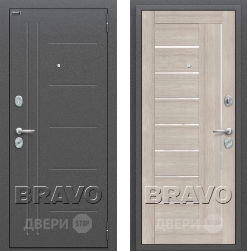 Входная металлическая Дверь Bravo Оптим Проф Капучино в Краснознаменске