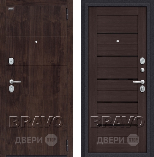 Входная металлическая Дверь Bravo Оптим Прайм Венге в Краснознаменске