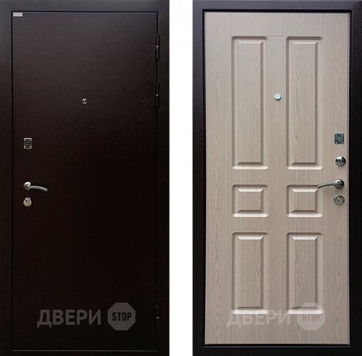 Входная металлическая Дверь Ратибор Комфорт Белёный дуб в Краснознаменске