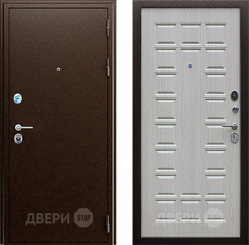 Входная металлическая Дверь Йошкар Спартак Белёный дуб в Краснознаменске
