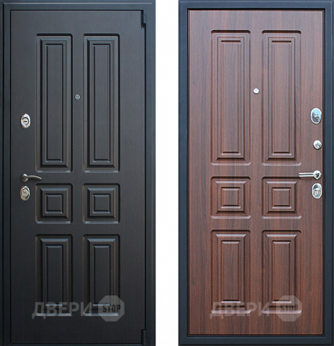 Входная металлическая Дверь Йошкар Атлант Орех бренди в Краснознаменске