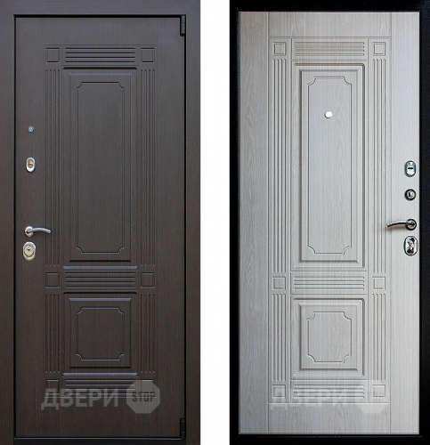 Входная металлическая Дверь  Йошкар Викинг Белёный  дуб в Краснознаменске