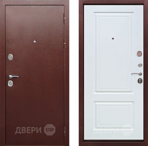 Входная металлическая Дверь Цитадель Толстяк 10см Антик Белый ясень в Краснознаменске