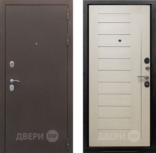 Входная металлическая Дверь Снедо Бордо 3К Эш вайт в Краснознаменске