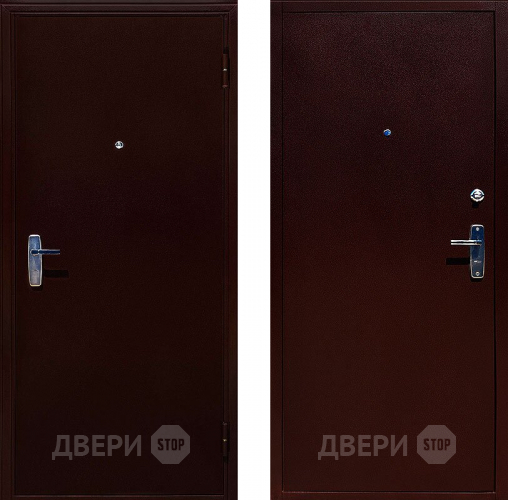 Входная металлическая Дверь ЭКО АМД-1 медный антик  в Краснознаменске