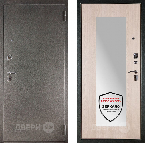 Входная металлическая Сейф-дверь Аргус ДА-17 Зеркало в Краснознаменске