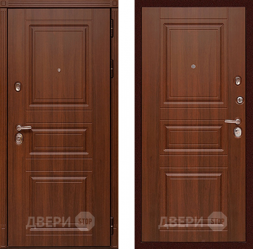Входная металлическая Дверь Сударь МД-25 Орех бренди в Краснознаменске