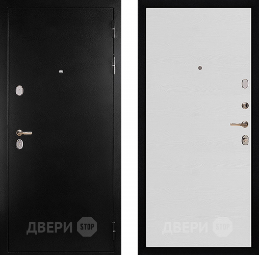 Входная металлическая Дверь Сударь С-505 Титан Белёный дуб  в Краснознаменске