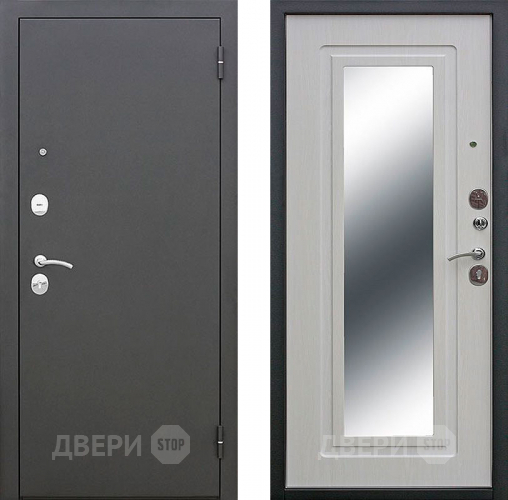 Входная металлическая Дверь Цитадель Царское зеркало муар Белый ясень в Краснознаменске