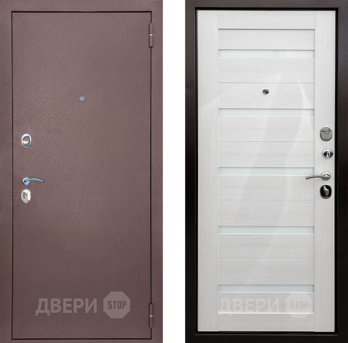 Входная металлическая Дверь Снедо Патриот царга Белая Лиственница в Краснознаменске