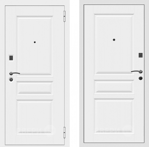 Входная металлическая Дверь Райтвер X4 Белый в Краснознаменске