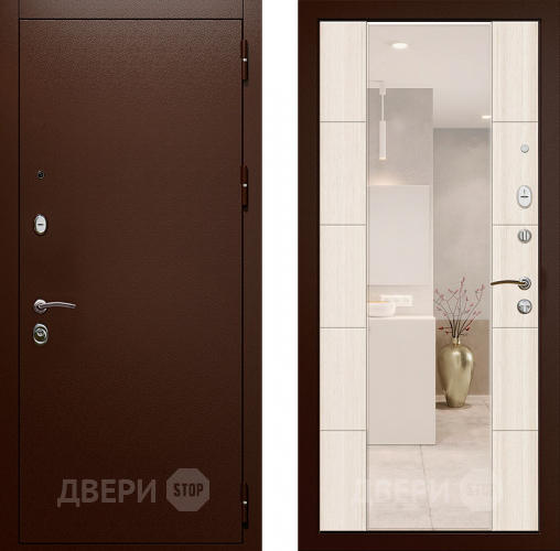 Входная металлическая Дверь с зеркалом Райтвер Президент  в Краснознаменске