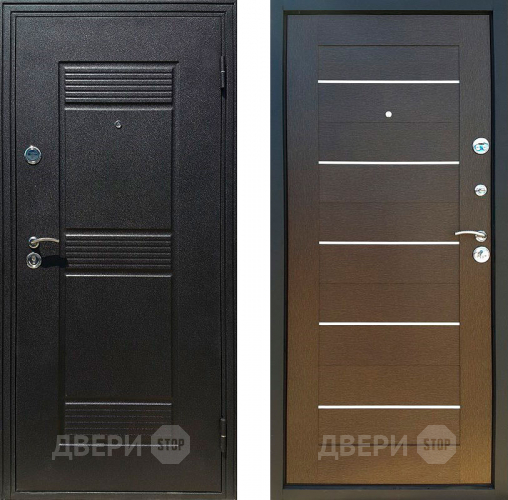 Входная металлическая Дверь в квартиру СТОП 7Х Венге в Краснознаменске