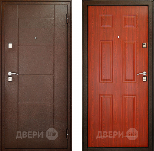 Входная металлическая Дверь Форпост Модель 73 Орех в Краснознаменске