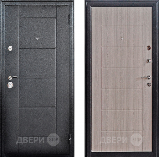 Входная металлическая Дверь Форпост Квадро 2 Лиственница серая в Краснознаменске