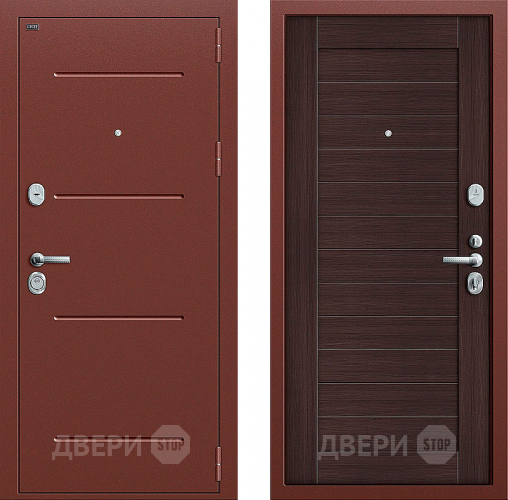 Входная металлическая Дверь Groff Т2-221 Wenge Veralinga в Краснознаменске