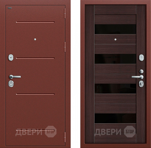 Входная металлическая Дверь Groff Т2-223 Wenge Veralinga в Краснознаменске
