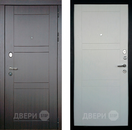 Входная металлическая Дверь Дверной Континент Тепло - Макс Белое дерево в Краснознаменске