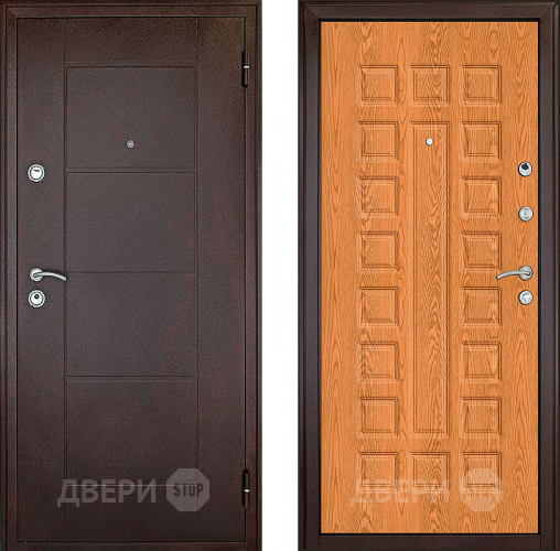Входная металлическая Дверь Форпост Квадро Дуб золотой в Краснознаменске