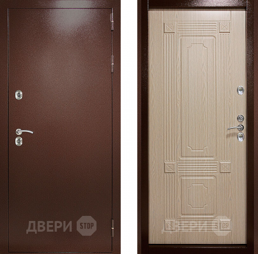 Входная металлическая Дверь (Дверной Континент) Термаль Ультра Беленый дуб в Краснознаменске