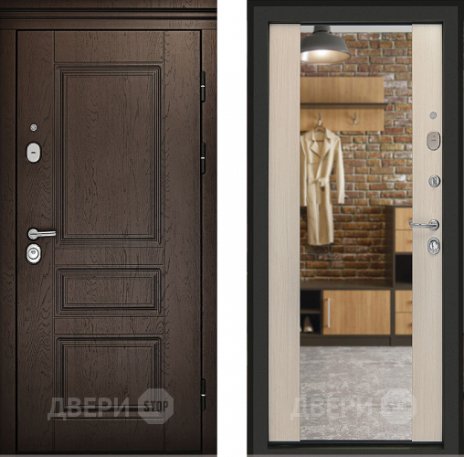 Входная металлическая Дверь (Дверной Континент) Сорренто Белый ясень в Краснознаменске