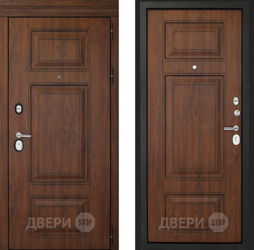 Входная металлическая Дверь (Дверной Континент) Порта Темный орех в Краснознаменске