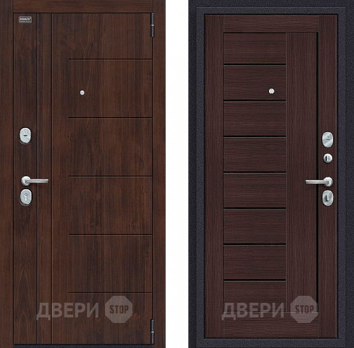 Входная металлическая Дверь Bravo Оптим Модерн Wenge Veralinga в Краснознаменске