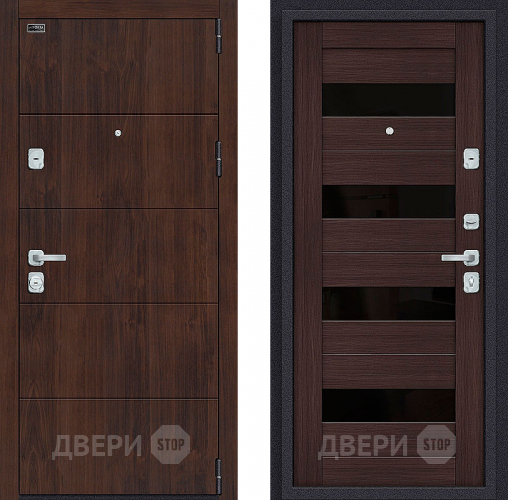 Входная металлическая Дверь Bravo Porta M-3 4/П23 Wenge Veralinga в Краснознаменске