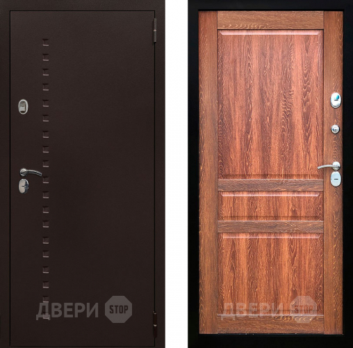 Входная металлическая Дверь Престиж Термо Классик Дуб коньяк в Краснознаменске
