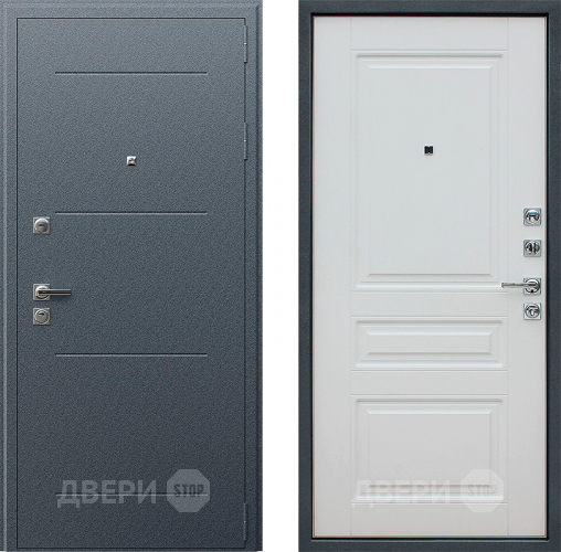 Входная металлическая Дверь Йошкар Техно XN 91 U Белый матовый в Краснознаменске