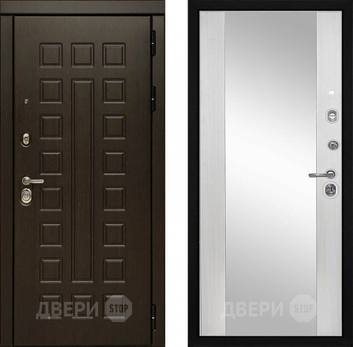 Входная металлическая Дверь Сударь (Дива) МД-30 с зеркалом  в Краснознаменске