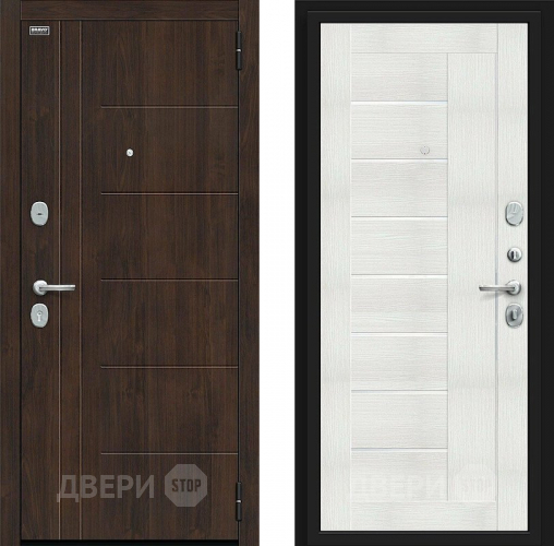 Входная металлическая Дверь Bravo Морден Kale Almon/Bianco Veralinga в Краснознаменске