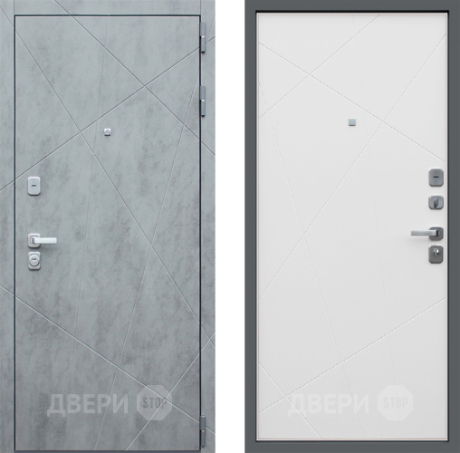 Входная металлическая Дверь Йошкар Дуэт-Б Белый Матовый в Краснознаменске