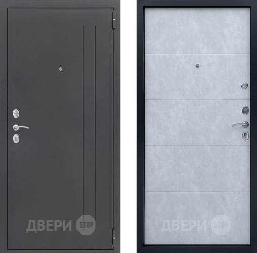 Входная металлическая Дверь Престиж 70 Бетон снежный в Краснознаменске
