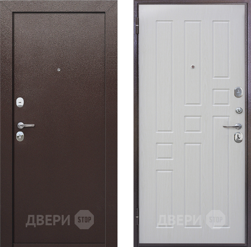 Дверь Цитадель Гарда 8мм ВО Белый ясень (открывание внутрь) в Краснознаменске