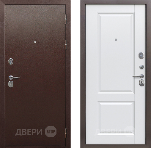Входная металлическая Дверь Цитадель 9см Медный антик Астана Милк в Краснознаменске