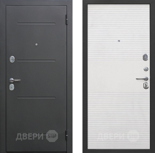 Входная металлическая Дверь Цитадель Гарда 7,5 см Серебро Белый Ясень в Краснознаменске