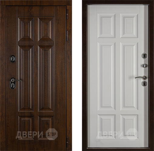 Дверь Заводская Урал ПП Лайт 3К Вайт (с терморазрывом) в Краснознаменске