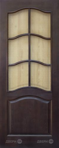 Межкомнатная дверь 7-ПО темный лак в Краснознаменске