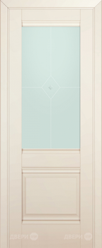 Межкомнатная дверь ProfilDoors 2U магнолия-сатинат (матовое) в Краснознаменске