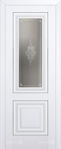 Межкомнатная дверь ProfilDoors 28U аляска (матовое, кристалл с узором) в Краснознаменске