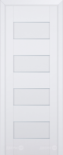 Межкомнатная дверь ProfilDoors 45U аляска частично остекленная (графит) в Краснознаменске