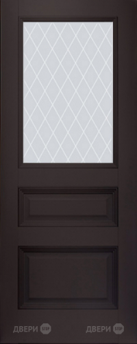 Межкомнатная дверь ProfilDoors 67U темно-коричневый (ромб) в Краснознаменске