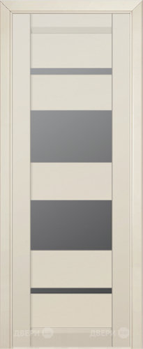 Межкомнатная дверь ProfilDoors 72U магнолия сатинат (графит) в Краснознаменске