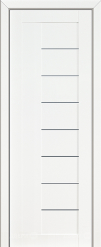 Межкомнатная дверь ProfilDoors 17L белый люкс (графит) в Краснознаменске